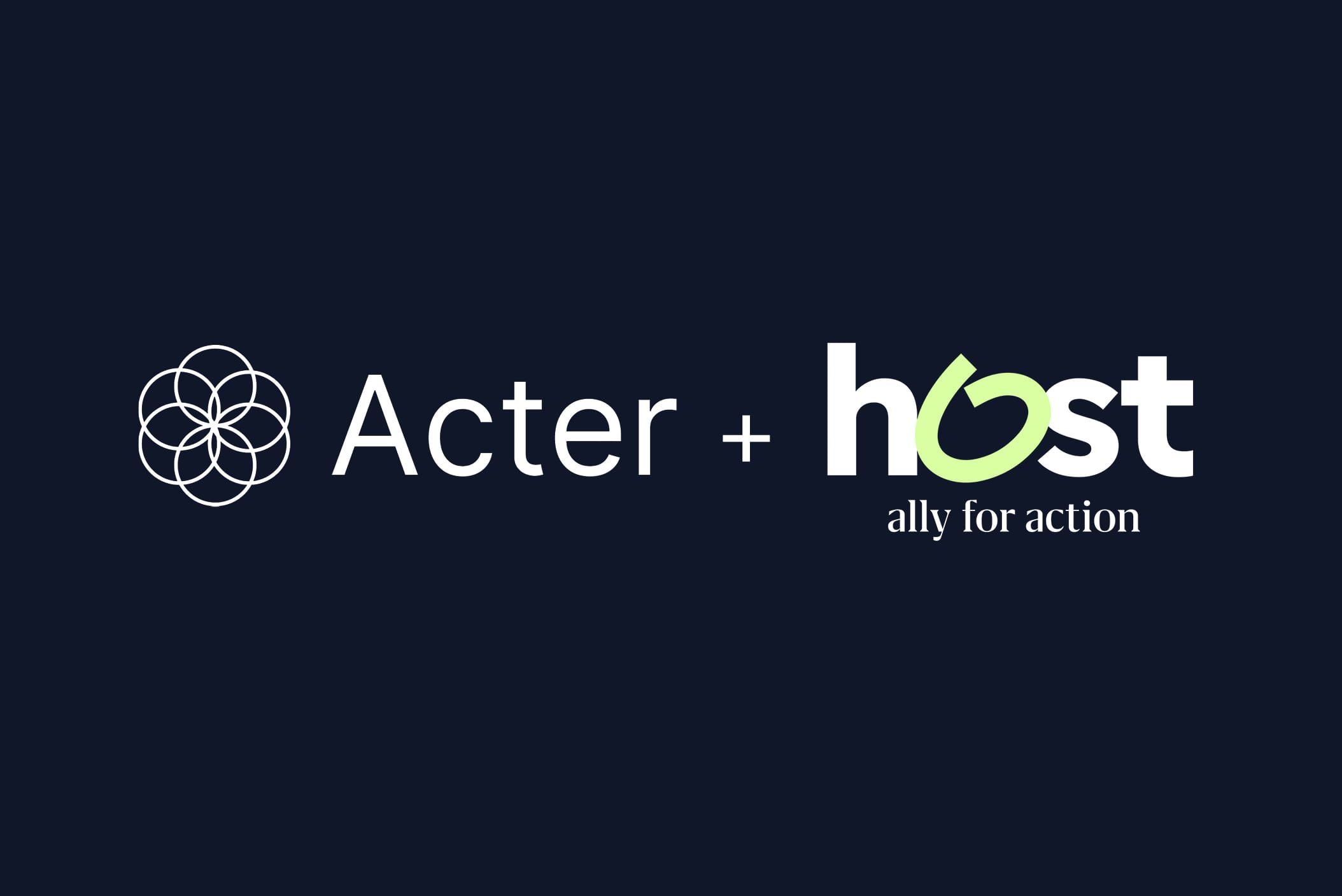 Building Infrastructure for Movement Power: Acter x HOST